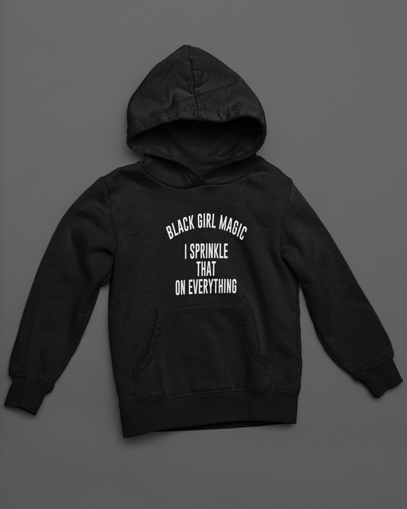 Black Girl Magic Sprinkle Kids' Pullover Hoodie