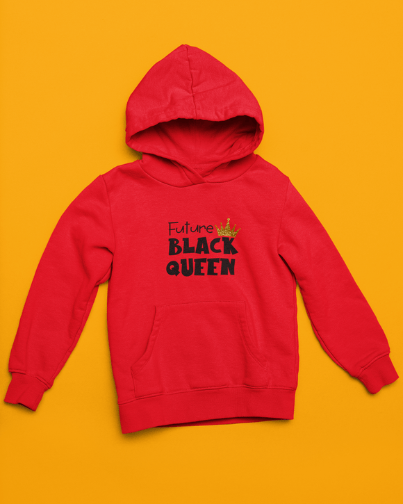 Future Black Queen Kids' Pullover Hoodie
