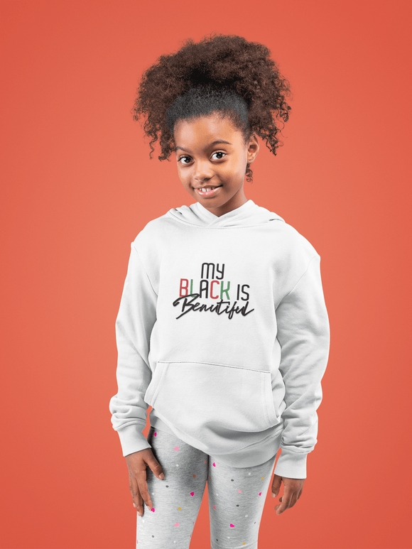 My Black is Beautiful Kid's Pullover Hoodie