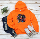 Afro Graffiti Girl Pullover Hoodie