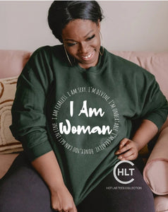 I Am Woman Crewneck Sweatshirt