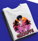Retro Groove Crewneck Sweatshirt
