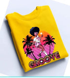 Retro Groove Crewneck Sweatshirt