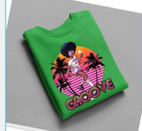 Retro Groove Crewneck Sweatshirt