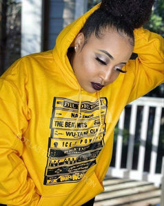 Old School Hip Hop Hooded Pullover Sweatshirt