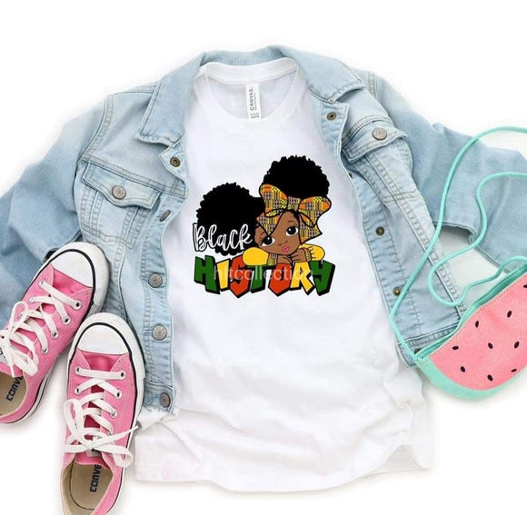 Black History Girl T-shirt