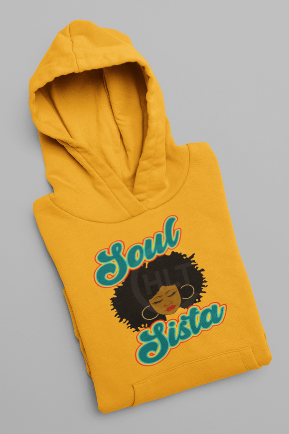 Soul Sista Hooded Pullover Sweatshirt