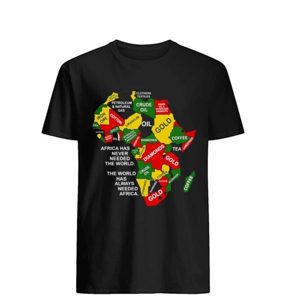 Africa Has Never Needed The World Men's T-shirt