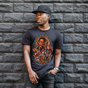Black History Activist Collage Men's T-shirt