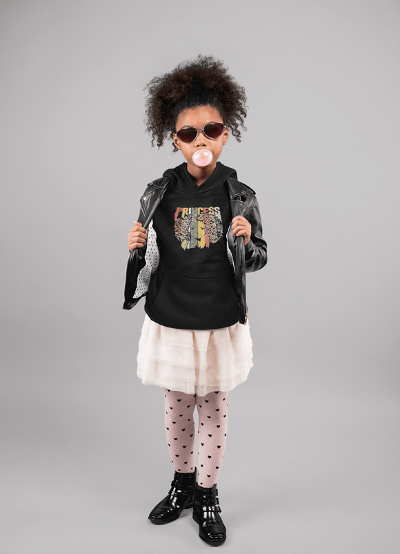 Black Princess Kids' Pullover Hoodie